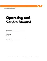 AR 10050984 Operating And Service Manual preview