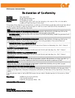 Preview for 3 page of AR 2000W1000D Operating And Service Manual