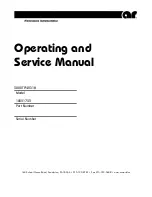 AR 3000TP12G18 Operating And Service Manual предпросмотр