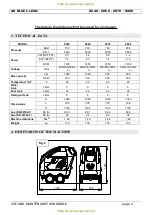 Предварительный просмотр 4 страницы AR BLUE CLEAN 8840 Use And Maintenance Handbook