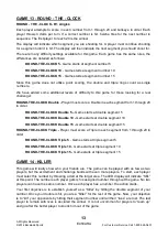 Preview for 13 page of Arachnid CricketPro 450 Instructions And Rules