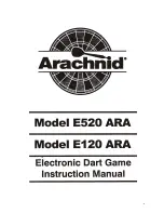 Предварительный просмотр 1 страницы Arachnid E120 ARA Instruction Manual