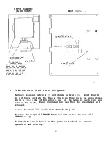 Preview for 17 page of Arachnid English Mark Darts 4500 Series Service Bulletin