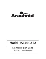 Preview for 1 page of Arachnid EST400ARA Instruction Manual