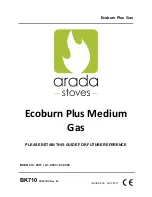 Arada Ecoburn Plus Gas Manual preview