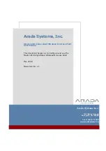 Предварительный просмотр 1 страницы Arada MaxR-3210 User Manual