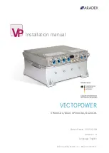 Aradex VECTOPOWER VP5000-DC Installation Manual предпросмотр