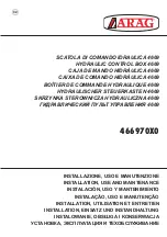 Preview for 1 page of ARAG 4669 Series General Instruction For Installation Use And Maintenance