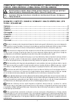 Предварительный просмотр 2 страницы ARAG 4669 Series General Instruction For Installation Use And Maintenance