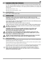 Preview for 9 page of ARAG 8537 Series Installation, Use And Maintenance Manual