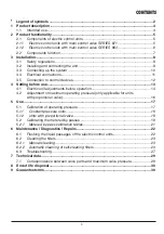 Preview for 3 page of ARAG 863 Series Installation, Use And Maintenance Manual