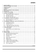 Preview for 3 page of ARAG BRAVO 140 SERIES Installation, Use And Maintenance Manual