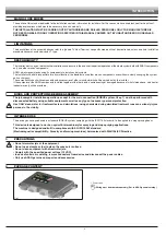 Preview for 4 page of ARAG IBX100 4679004 Installation - Use - Maintenance