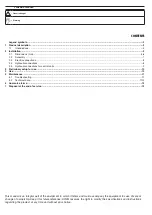 Preview for 2 page of ARAG Orion 2 46211A Series Installation, Use And Maintenance Manual