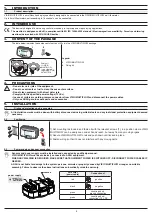 Preview for 4 page of ARAG VISIO MULTIFLOW 4670611 Installation, Use And Maintenance Manual