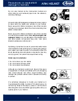 Предварительный просмотр 5 страницы Arai Helmet GP-5X Instruction Manual