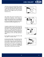 Preview for 9 page of Arai Helmet GP-5X Instruction Manual