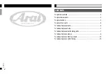 Предварительный просмотр 4 страницы Arai Helmet RAM-X Operation Instructions Manual