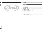 Preview for 4 page of Arai Helmet SZ-R VAS Instructions For Use Manual