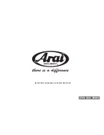 Arai CT-Z Instructions For Use Manual preview