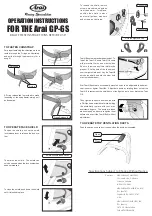 Arai GP-6S Operation Instructions preview