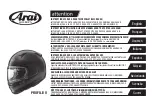 Arai PROFILE-V Instructions For Use Manual preview