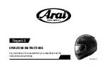 Preview for 1 page of Arai Regent-X Operation Instructions Manual