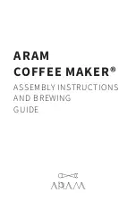 Предварительный просмотр 1 страницы Aram COFFEE MAKER Assembly Instructions Manual