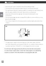 Предварительный просмотр 40 страницы ARANA FOGATTI FS06B1 Installation And Operating Instructions Manual