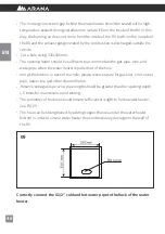 Предварительный просмотр 46 страницы ARANA FOGATTI FS06B1 Installation And Operating Instructions Manual