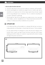 Предварительный просмотр 48 страницы ARANA FRESCO30 Installation And Operating Instructions Manual