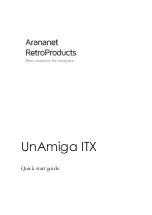 Aranet UnAmiga ITX Quick Start Manual предпросмотр