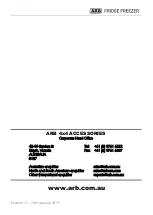 Preview for 142 page of ARB 10801010 Operating And Service Manual