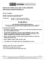 Preview for 1 page of ARB 3217300 Fitting Instructions Manual