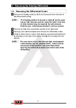 Preview for 9 page of ARB Air Locker RD111 Installation Manual