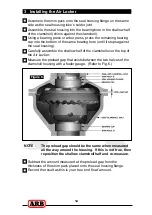 Preview for 16 page of ARB Air Locker RD111 Installation Manual