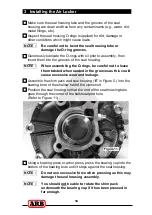 Preview for 20 page of ARB Air Locker RD111 Installation Manual