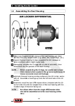 Preview for 19 page of ARB AIRLOCKER RD109 Installation Manual