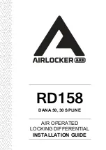 Preview for 1 page of ARB Airlocker RD158 Installation Manual