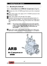 Preview for 25 page of ARB Airlocker RD158 Installation Manual