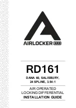 Preview for 1 page of ARB Airlocker RD161 Installation Manual