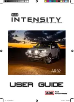 Предварительный просмотр 1 страницы ARB Intensity AR32 User Manual