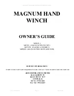 ARB MHWRR Owner'S Manual preview