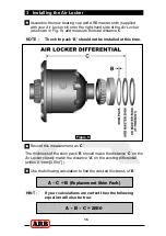 Предварительный просмотр 17 страницы ARB RD101 Installation Manual