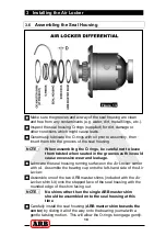 Предварительный просмотр 21 страницы ARB RD101 Installation Manual