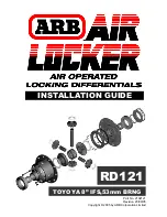 ARB RD121 Installation Manuals предпросмотр