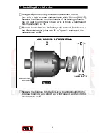 Предварительный просмотр 11 страницы ARB RD121 Installation Manuals