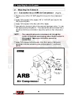 Предварительный просмотр 27 страницы ARB RD121 Installation Manuals