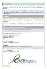 Preview for 12 page of ARB Therapy Care C User'S Manual And Quick Manual