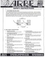 Preview for 4 page of ARBE SS-206 Manual